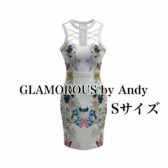 GLAMOROUS by Andy 花柄タイトドレス Sサイズ