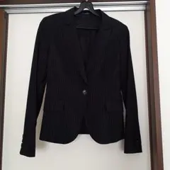 【美品】❤✨ROPE✨テーラードジャケット✨シングル黒9号✨裏地付きのサムネイル