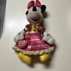 東京ディズニーランド36周年のミニーマウスのぬいぐるみバッジ　ストラップ