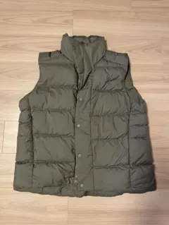 オリーブグリーンダウンベスト S/P