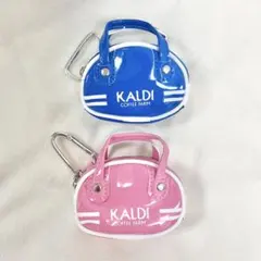 【新品】KALDI オリジナル レトロスポーツバッグ　チョコなし　バレンタイン