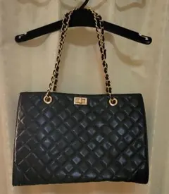 CECIL McBEE　セシルマクビー キルティングトートバッグ 黒