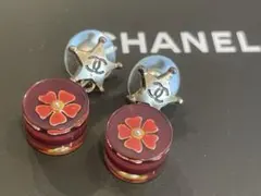 シャネル CHANEL ピアス カメリア パール ココマーク スター