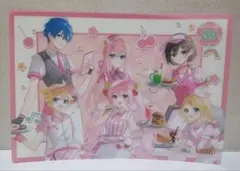 ラウンドワン 桜ミク コラボ オリジナル B4 プラマット 全員集合