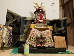 昭和レトロ 源山作 侍大将 12号 大鎧 鎧兜 甲冑 鎧飾り 武士 武人 金小