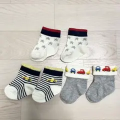 【匿名配送】赤ちゃん用　靴下　3足セット　7-9cm
