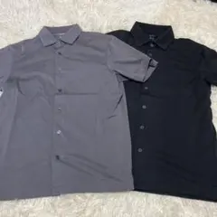 美品　UNIQLOユニクロ·エアリズムフルオープンポロシャツ·半袖·Ｓサイズ