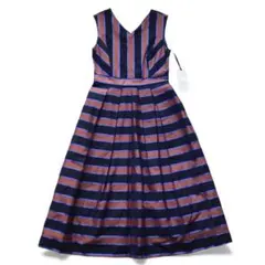 【新品タグ付き】グレースクラス レジメンタル ジャガード ワンピース 36