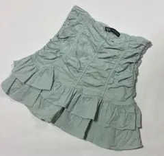 ZARA（ザラ） ギャザーフリルミニスカートのサムネイル