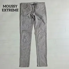 ​マウジー エクストリーム　スキニーパンツ　グレンチェック　S　ストレッチ