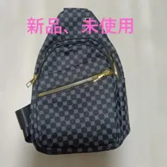 美品 VOLUTTA アレグロシリーズ 2WAYボディバッグ ネイビー×ブラウン 