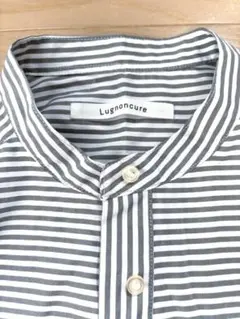 【美品】Lugnoncure ストライプ グレーストライプ 長袖シャツのサムネイル