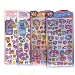 うるちゅるポップシール　平成はっぴーフォン　フワフワらびちゃん　まじかるみゅー