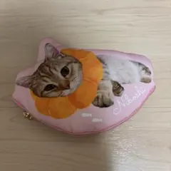 にぼしら にぼし ねこ ポーチ ピンク