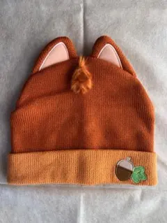 ディズニー　デールの毛糸帽子