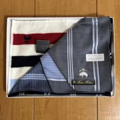 【新品未使用】Brooks Brothers メンズハンカチ2枚セットのサムネイル