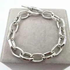 ■新品■ ダブル チェーン シルバー 925 ブレスレット 喜平 S925