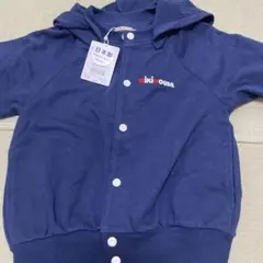 miki HOUSE ネイビー パーカー 110サイズ 新品未使用タグ付