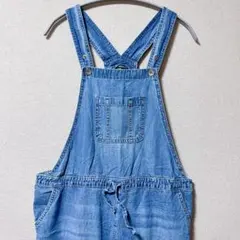 デニム サロペット 【XL】オーバーオール ブルー
