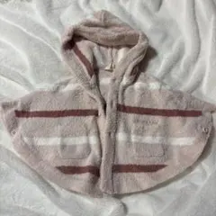 ジェラピケ　新生児から乳児ポンチョ 70-80cm