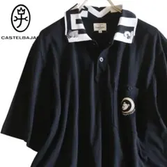 【CASTELBAJAC】美品　ポロシャツ　黒　４　日本製★のサムネイル