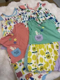 petitjam ワンピース　トップス　双子にも80cmのサムネイル