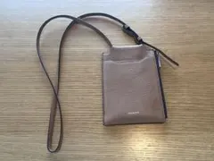 ORSETTO レザー スマホショルダーバッグ