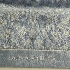 LAURA ASHLEY フェイスタオル ブルー 花柄のサムネイル