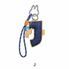 【J】 POPMART　PIN FOR LOVE　ラブブ　イニシャル　チャーム