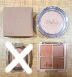 ハイライター アイシャドウ まとめ売り（dasique, eglipsなど）