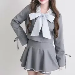 Belle Charme セットアップ対応 クラシカルフリルカラージャケット OLIVE des OLIVE（オリーブデオリーブ）の「【Belle Charme