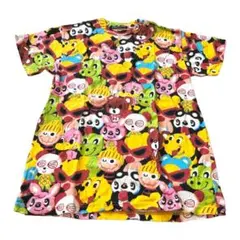 ヒスミニ　総柄　Tシャツワンピース