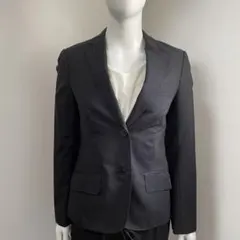 【中古】ザ スーツカンパニー スーツ ジャケット ブラック 黒 38