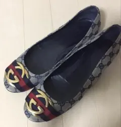 GUCCI GG柄 フラットシューズ バレエシューズ 38 中古のサムネイル
