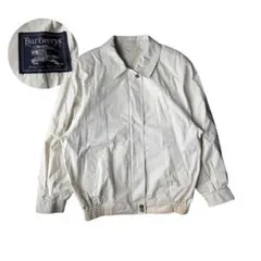 90s 80s Burberry スウィングトップ　ハリントンジャケット　英国製