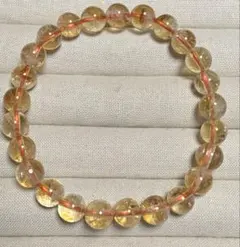 アイリスシトリン　ブレスレット　８mm 内径１６.５cm 虹あり♡