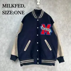 MILKFED. スタジャン ネイビー アウター ジャケット ユニセックス
