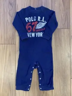 ラルフローレン　polo ロンパース　ワッフル素材　12M 80サイズ　長袖