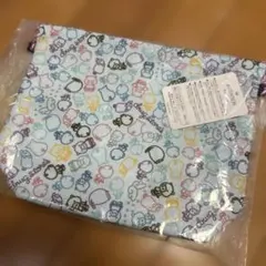 ドラッグストアーズ マチ付き ブルー ポーチ drug store's 新品