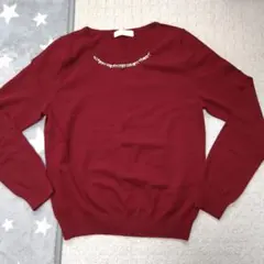 anySiS　ニット　ボルドー