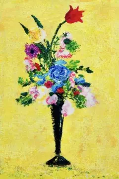 原画 花 静物画 絵画 アクリル画 現代アート 細密画 手描き 一点物