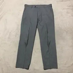 UNIQLO 感動パンツ ウルトラライト スラックス 千鳥格子柄 グレー W85