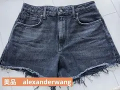 alexanderwang デニムショートパンツ ブラック 25 - メルカリ