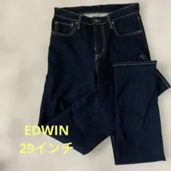 【ほぼ新品】EDWIN E403W 裏起毛 29 インチ 防寒　ストレッチ