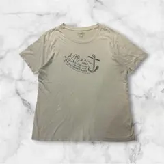 エルエルビーン レディースTシャツ アンカープリント 綿 水色 L アメカジのサムネイル