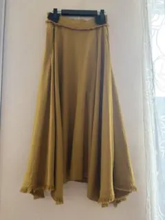 【美品】　グレースコンチネンタル Diagram ロングスカート、yellow✨
