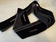 CHANEL ホリデー限定　ベルベット　ベロアリボン 約幅4cmX長さ240cmのサムネイル