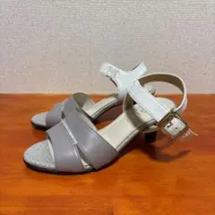 ❀美品 22cm アシックス ジーロ サンダル グレージュのサムネイル