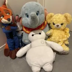 ディズニー ぬいぐるみ 6点 まとめ売り - メルカリ
