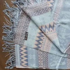 幾何学模様 ストール 約180cm x 70cm